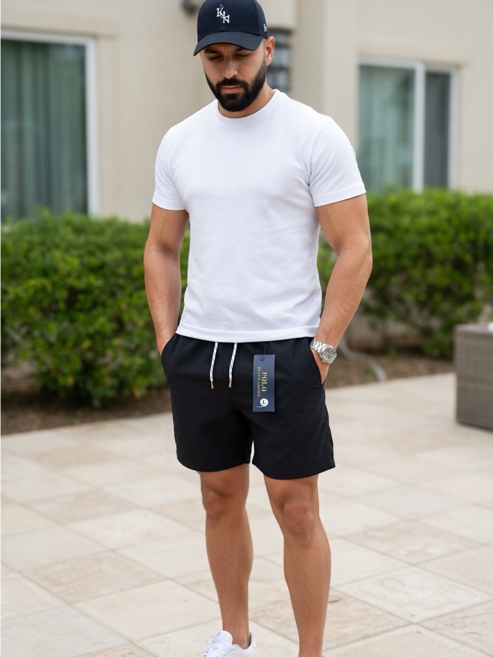 Polo Ralph Lauren Black Swim Trunks